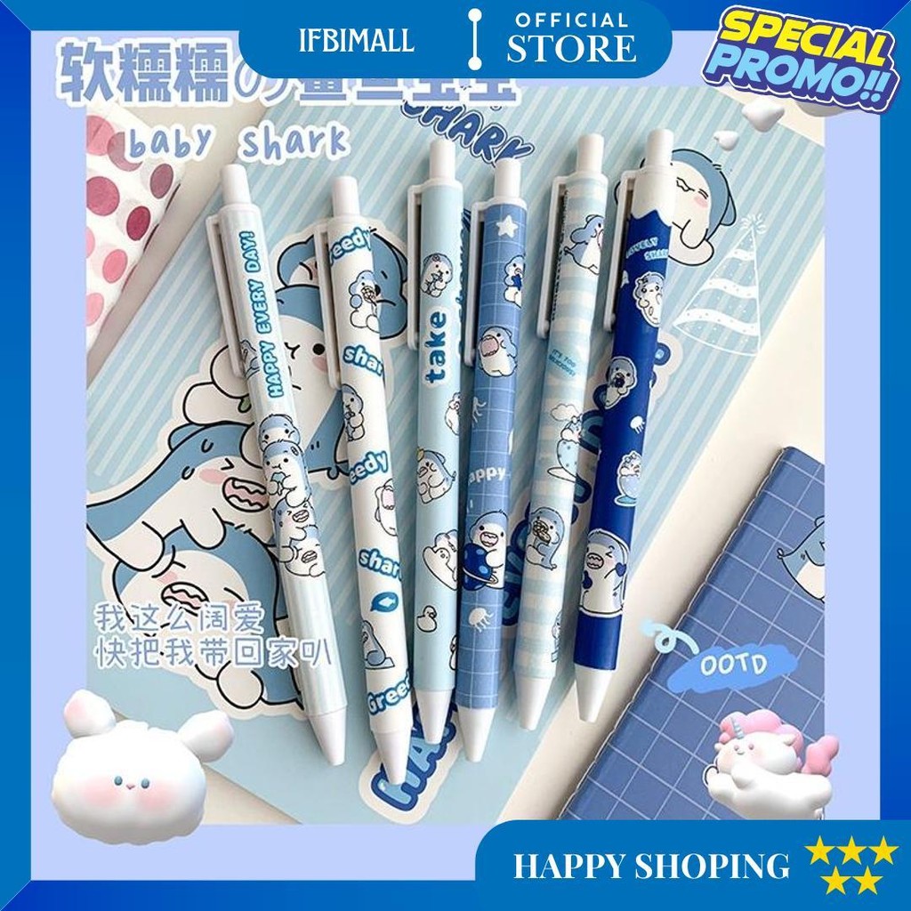 

Pulpen Gel Motif Baby Shark Pulpen Pelajar Dan Kantor Pena Lucu Cute Gel Pen D Promo Puncak