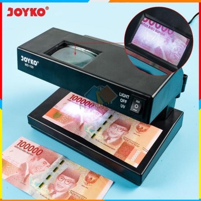 

Terlaris Alat Pendeteksi Uang Joyko MD-100 / Counterfeit Money Detector SALE