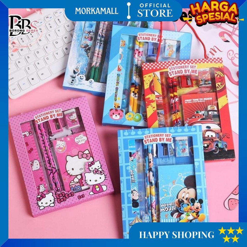 

Bores Alat Tulis Set 6In1 Stationery Set Lucu Karakter Set Perlengkapan Alat Tulis Sekolah Anak-Anak Tk Murah D Best Seller