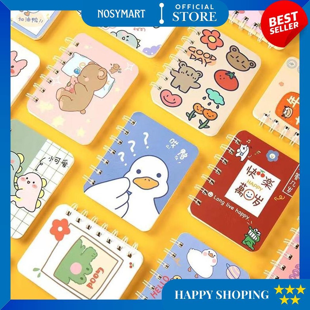 

Voova A7 Cute Mini Coil Notebook Girly Notepad Portable Portable Small Diary D Best Seller