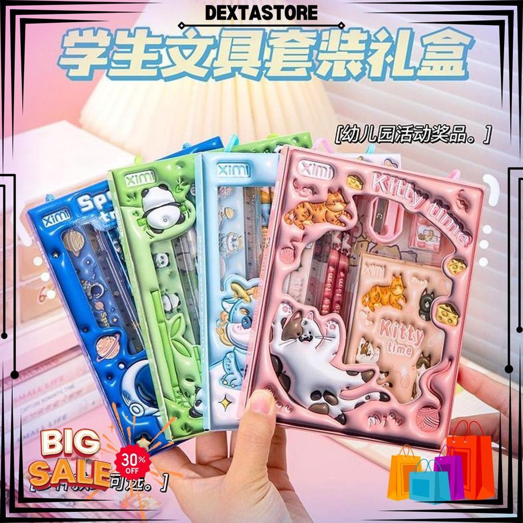 

Pensil Set Sekolah Alat Tulis Kotak Isi 6 Pcs Karakter Lucu D Termurah