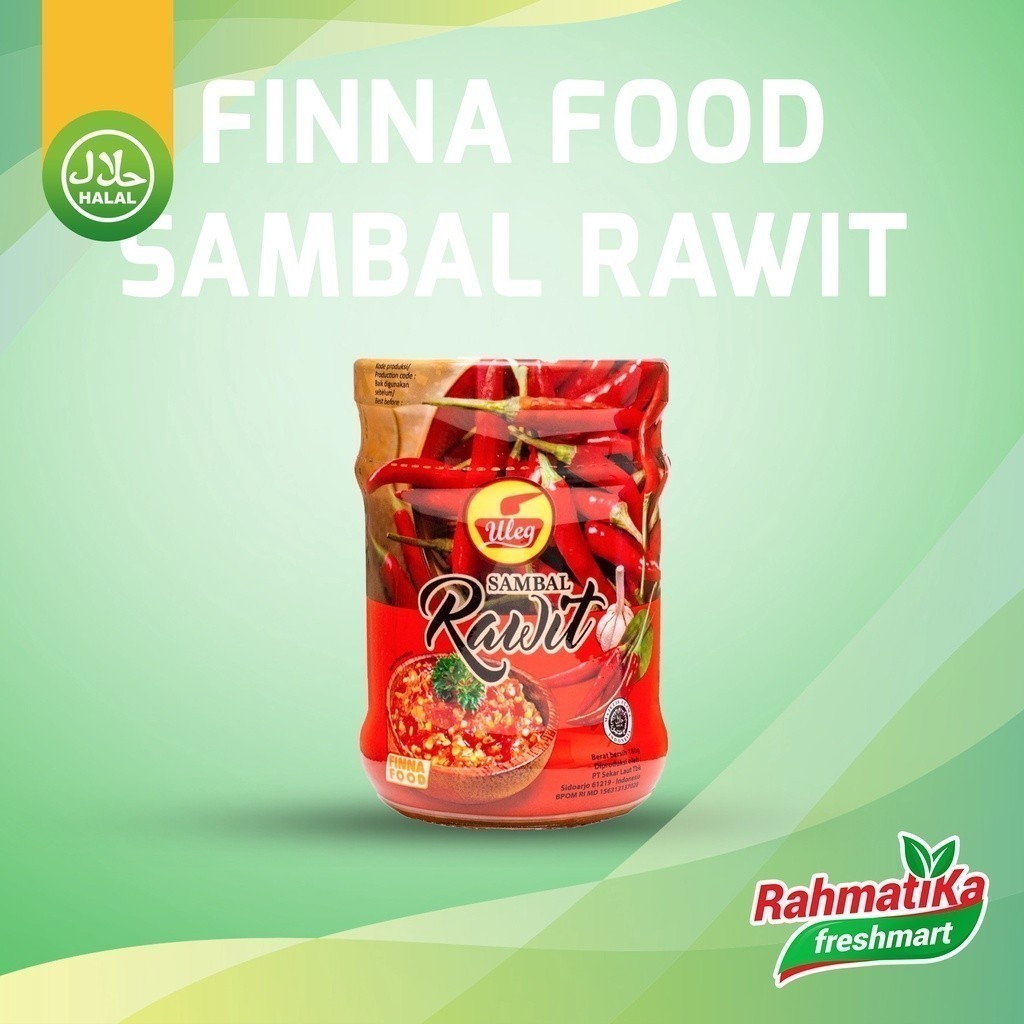 

Finna Food Uleg Sambal Rawit 180 gr