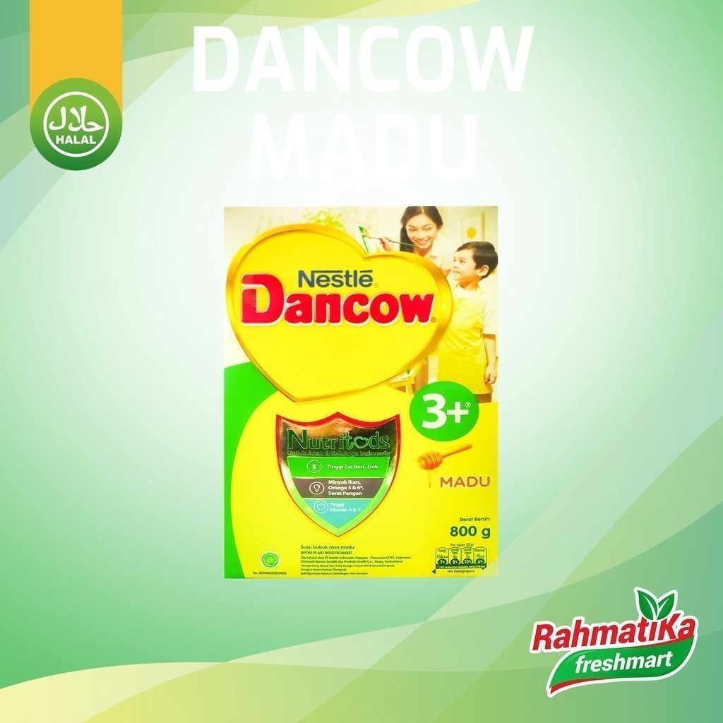 

Dancow 3+ Madu Nutritods / Susu Dancow 3+ Rasa Madu 800 gr