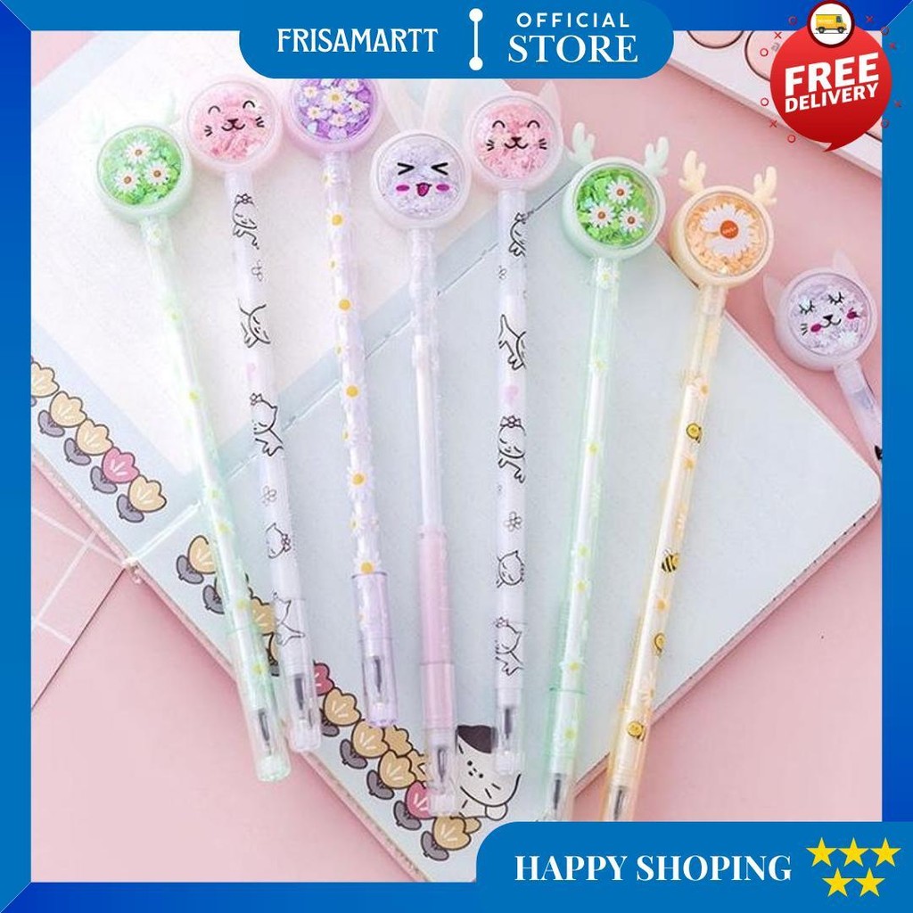 

Pena Karakter Payet Gliter Motif Bunny Lucu Black Ink Gel Pulpen Gel Bolpen Gel Pastel Alat Tulis Karakter Kupu-Kupu Perlengkapan Sekolah Kantor D Promo 4.4