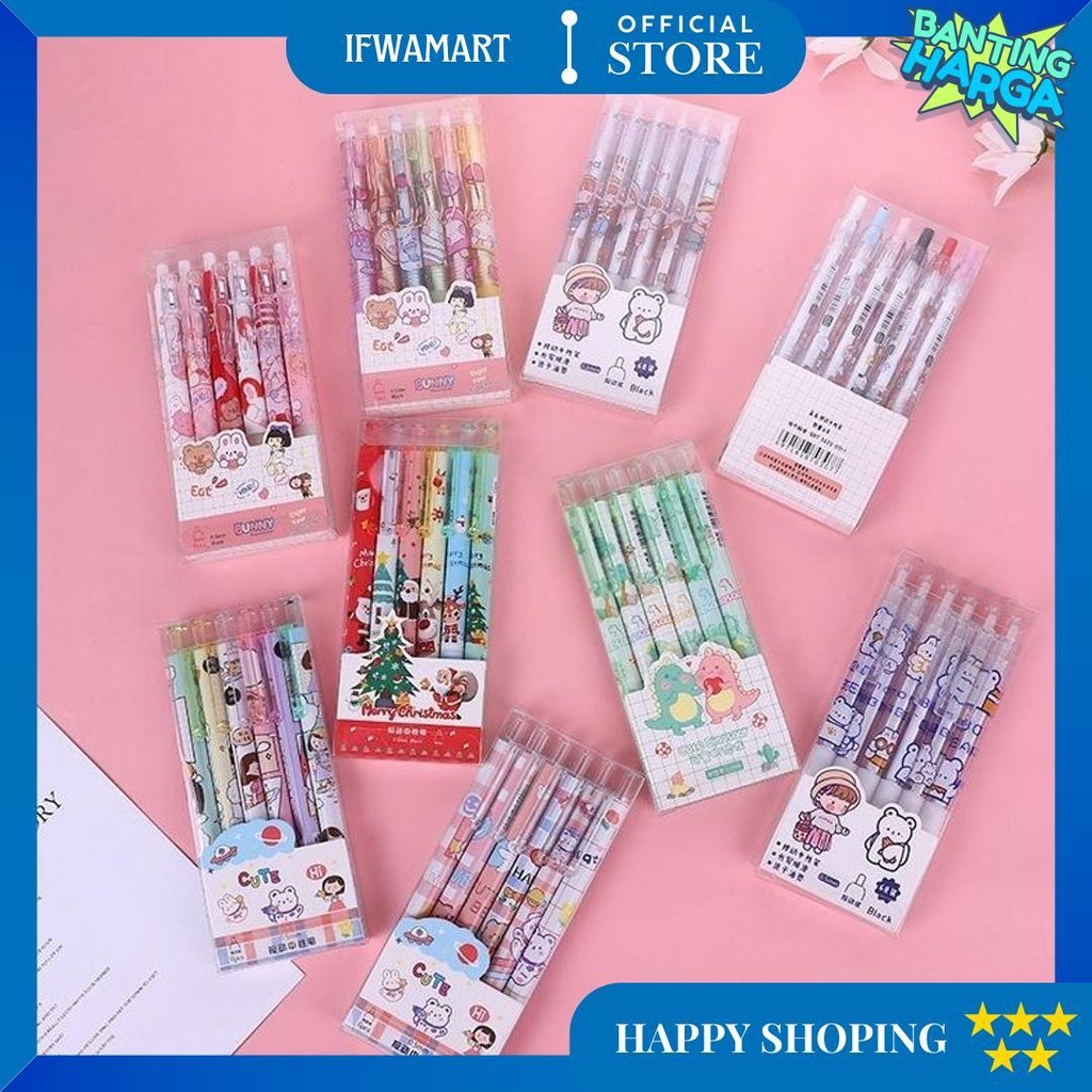 

Pulpen Set Karakter Lucu Pulpen Mekanik Isi 6Pcs Bolpoin Gel Tmall88 D Gratis Ongkir