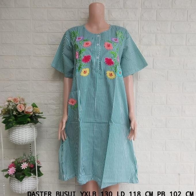 Daster Katun Bordir YUNYUN Size XL (YXLB)