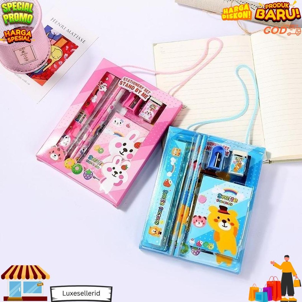 

Jabis Alat Tulis Set 6In1 Stationery Set Lucu Karakter Set Perlengkapan Alat Tulis Sekolah Anak-Anak Tk Murah D Best Seller