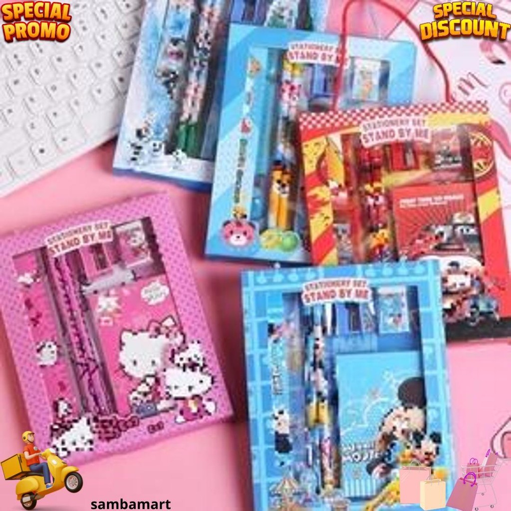 

Zbh Alat Tulis Set 6In1 Stationery Set Lucu Karakter Set Perlengkapan Alat Tulis Sekolah Anak-Anak Tk Murah Import D Terlaris