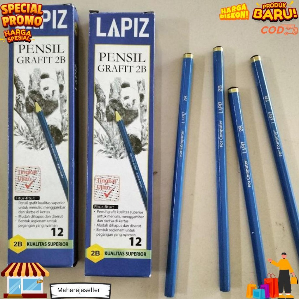

[Lusin/12Pcs] Pensil 2B Montana/ Lapiz/ Milton/ Mypencil D Terlaris