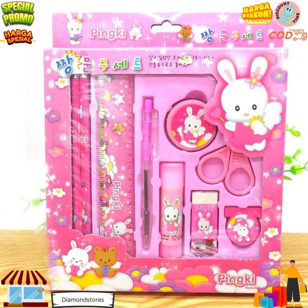 

2009 Pensil Set 9 In 1 Alat Tulis Sekolah Anak Lengkap D Promo Puncak