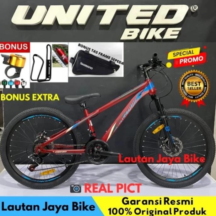 ready  Sepeda Gunung 26 mtb genio salzburg by united murah