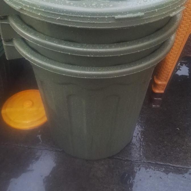 ready stock Ember Plus Tutup 120 Liter Ember Jumbo Plastik Besar 120Liter