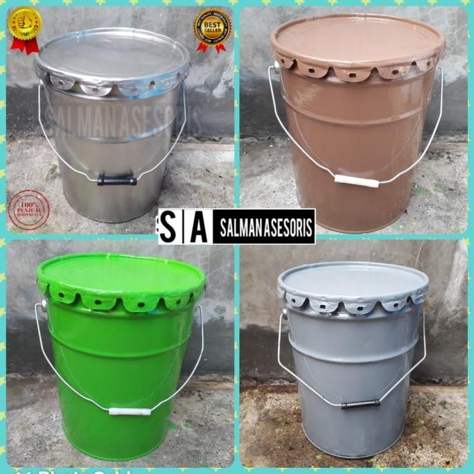 ready stock Tong Besi 20 Liter Tempat Bakar Sampah