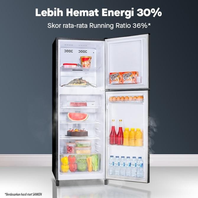 Murah Sanken SK-V231A-CB Kulkas 2 Pintu Non COD