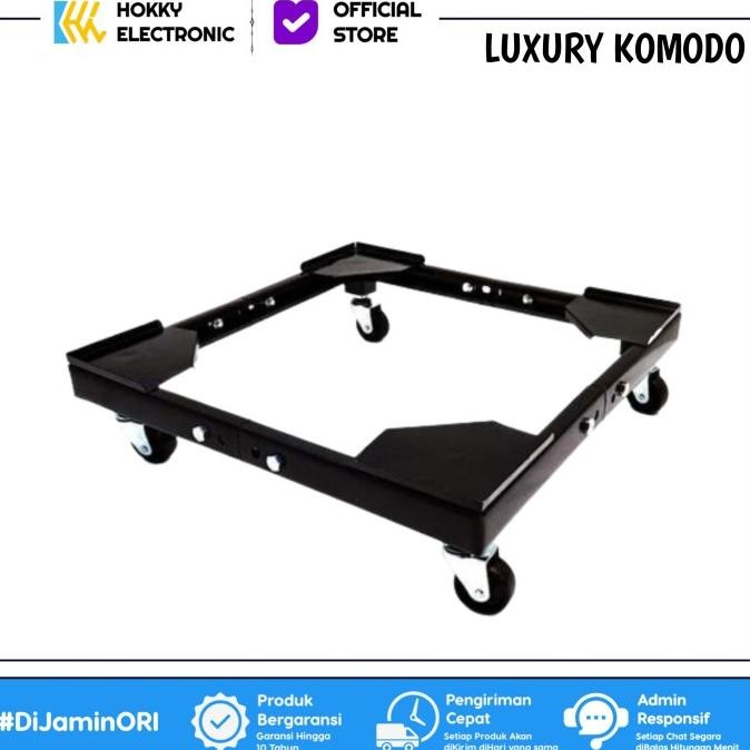 Murah RODA KULKAS/DUDUKAN KULKAS LUXURY KOMODO FULL BESI Non COD