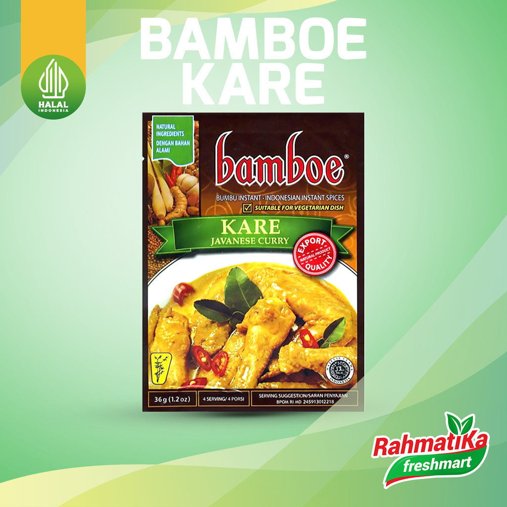 

Bamboe Kare / Bumbu Instan Kare 36 gr (Bumbu Dapur)
