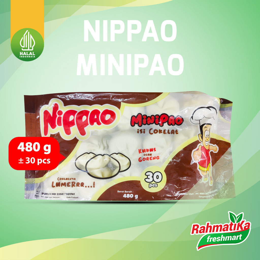 

NIPPAO Minipao Rasa Cokelat Isi 30 pcs 480 gr