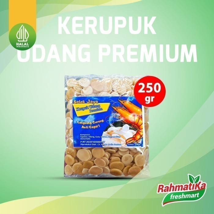 

Kerupuk Udang Premium Selok Jaya 250 gr