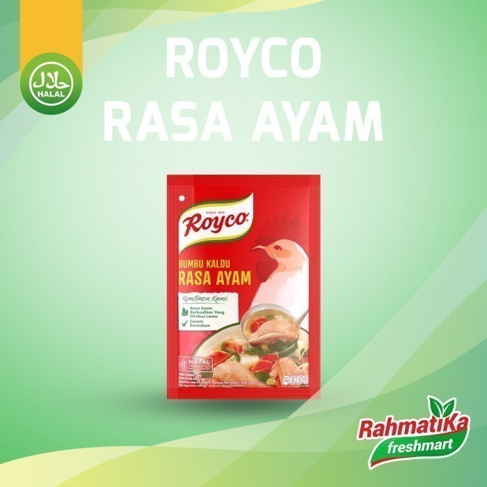 

Royco Ayam / Penyedap Rasa Kaldu Ayam 230 gram (Bumbu Dapur)
