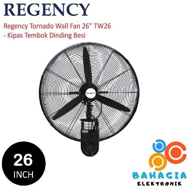 Murah Regency TW26 TW 26 ORI Tornado Wall Fan 26 Inch Kipas angin Non COD