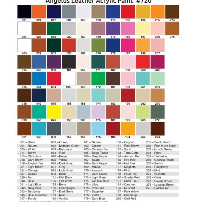 

Baru Angelus Acrylic Leather Paint Metallic Limited Edition - 1Oz 30Ml Premium