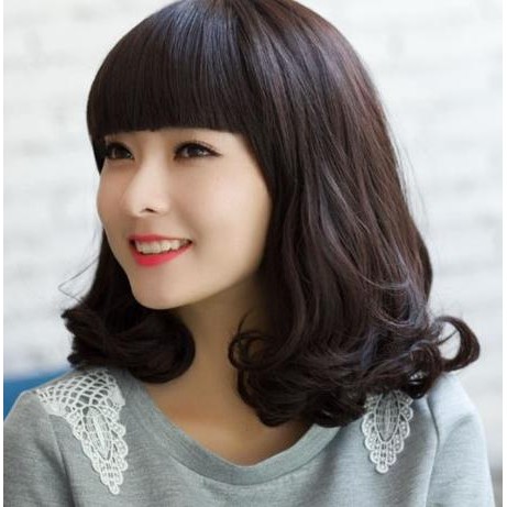 Grosir Rambut Wig Pendek Curly - Wig Wanita