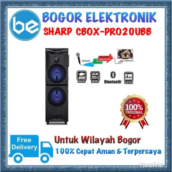 Promo Sharp Speaker Active | Cbox-Pro20Ubb | Cbox Pro20Ubb | Pro20Ubb