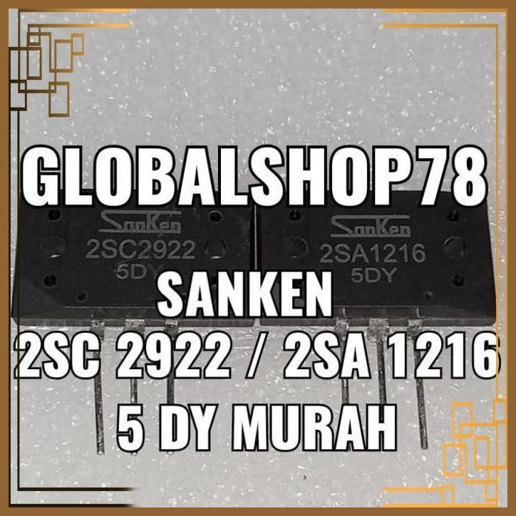 [GSP] TR TRANSISTOR FINAL SANKEN 2SA1216 2SC2922 2SA A 1216 2SC C 2922 5DY O