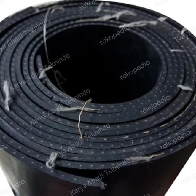 Rubber Sheet Serat Benang / Karet Serat Benang 1Ply Lembaran / 3Mm Asli