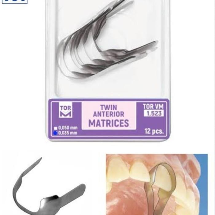 Dental Twin Anterior Matrix Matriks Sectional 1.523 Proximal gigi Depan