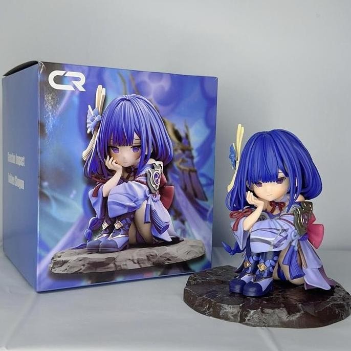RAIDEN SHOGUN PONDER CHIBI Q VERSION GENSHIN IMPACT 14CM ACTION FIGURE D-MYA036 1404T
