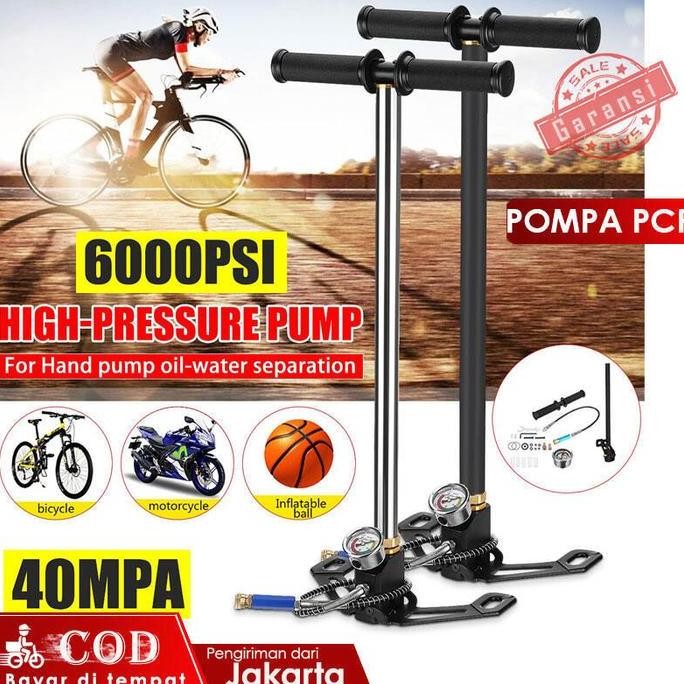 Pompa Pcp Pressure Guage 6000Psi 6000 Psi , Murah Kompresor Pcp 6000 Psi ,Tungsten Steel 3 Stage Pum