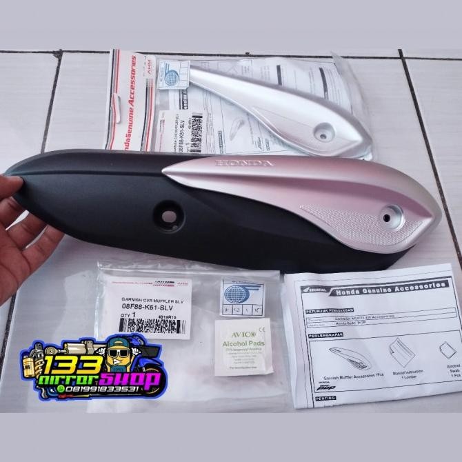 ready  tameng knalpot cover knalpot Beat Pop dan garnis Beat pop original murah