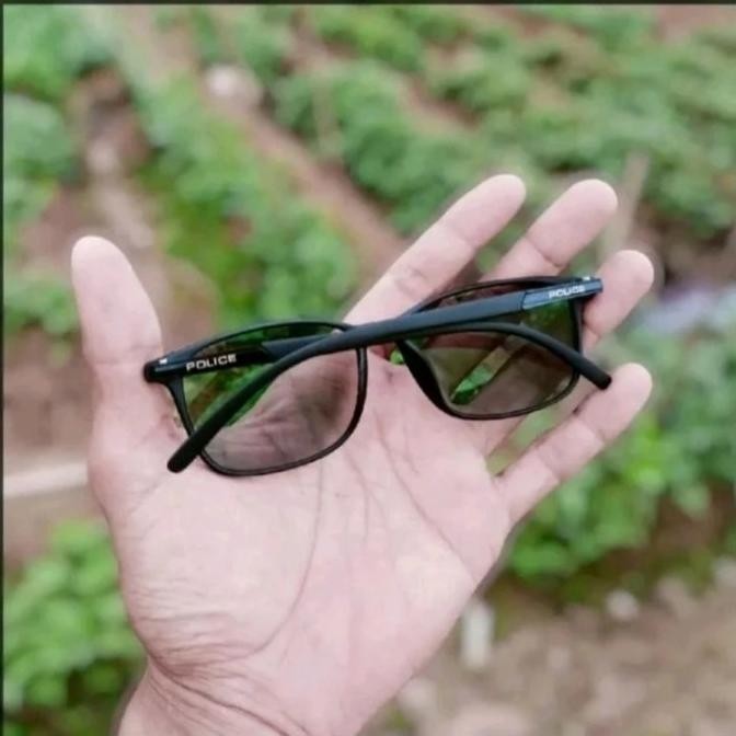 new  Kacamata Photocromic Lensa Antiradiasi Frame Police MADE IN ITALY kaca mata Minus Plus Progresi