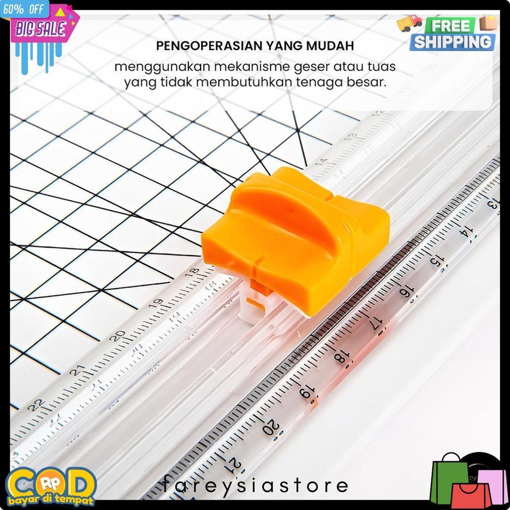 

Em Alat Pemotong Kertas Portabel Paper Cuter Trimmer Diskon Setengah Harga