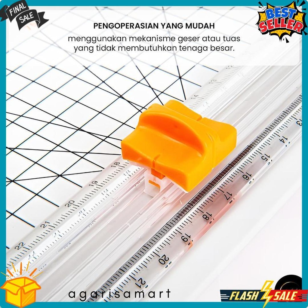 

Em Alat Pemotong Kertas Portabel Paper Cuter Trimmer Diskon