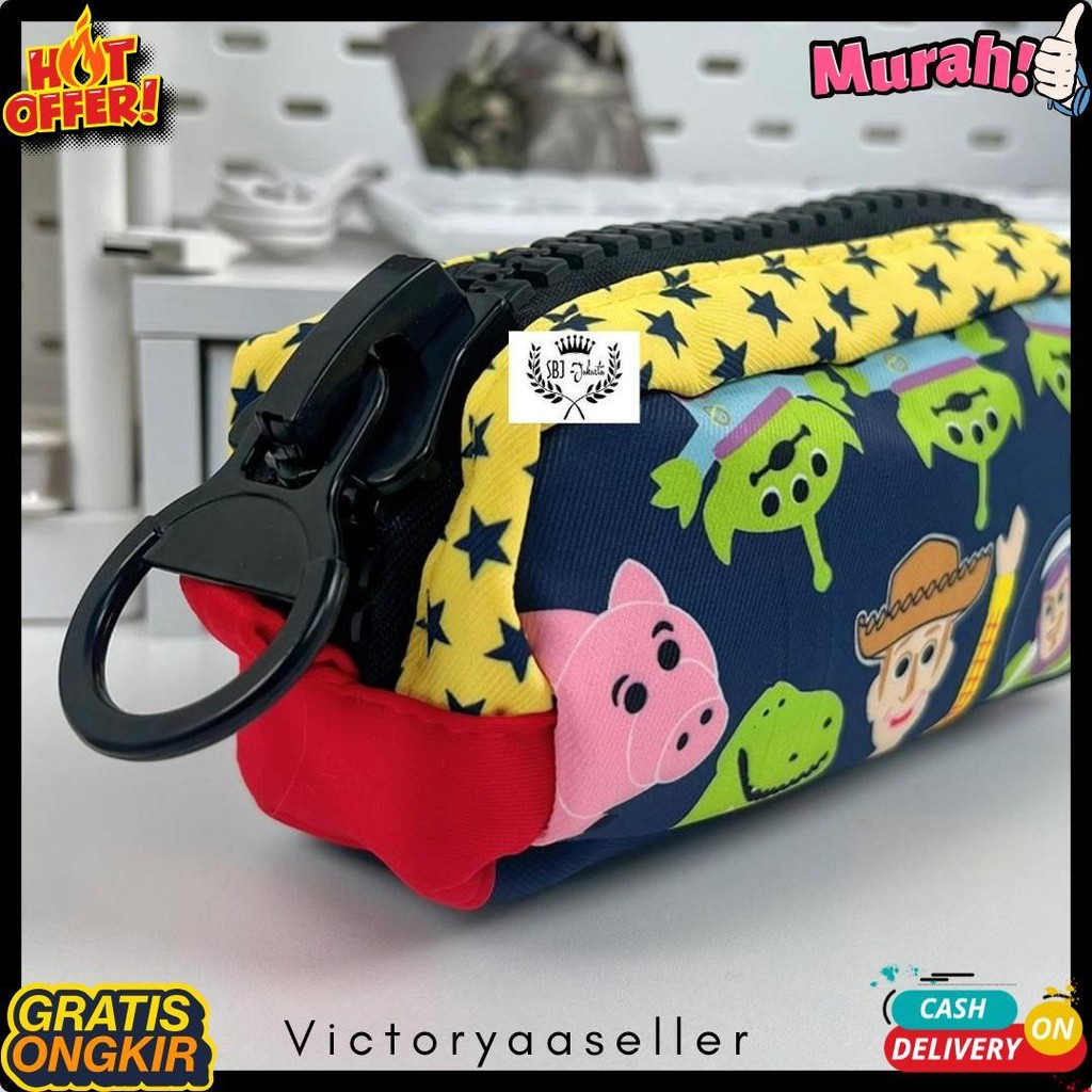 

Tempat Pensil Kotak Pensil Softcase Kanvas Toy Story Sanrio My Melody Pochacco Resleting Besar Terlengkap Dan Termurah