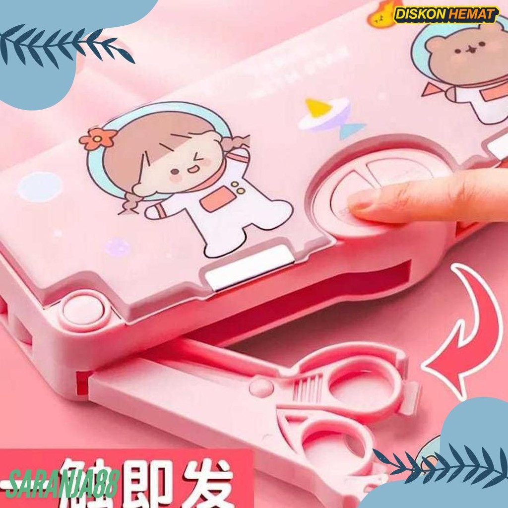 

( Zwq ) K001 Kotak Pensil Multifungsi Motif Kartun Untuk Laki Laki Perempuan / Tempat Pensil Serbaguna Anak Sekolah Tk Sd Terlengkap Dan Termurah