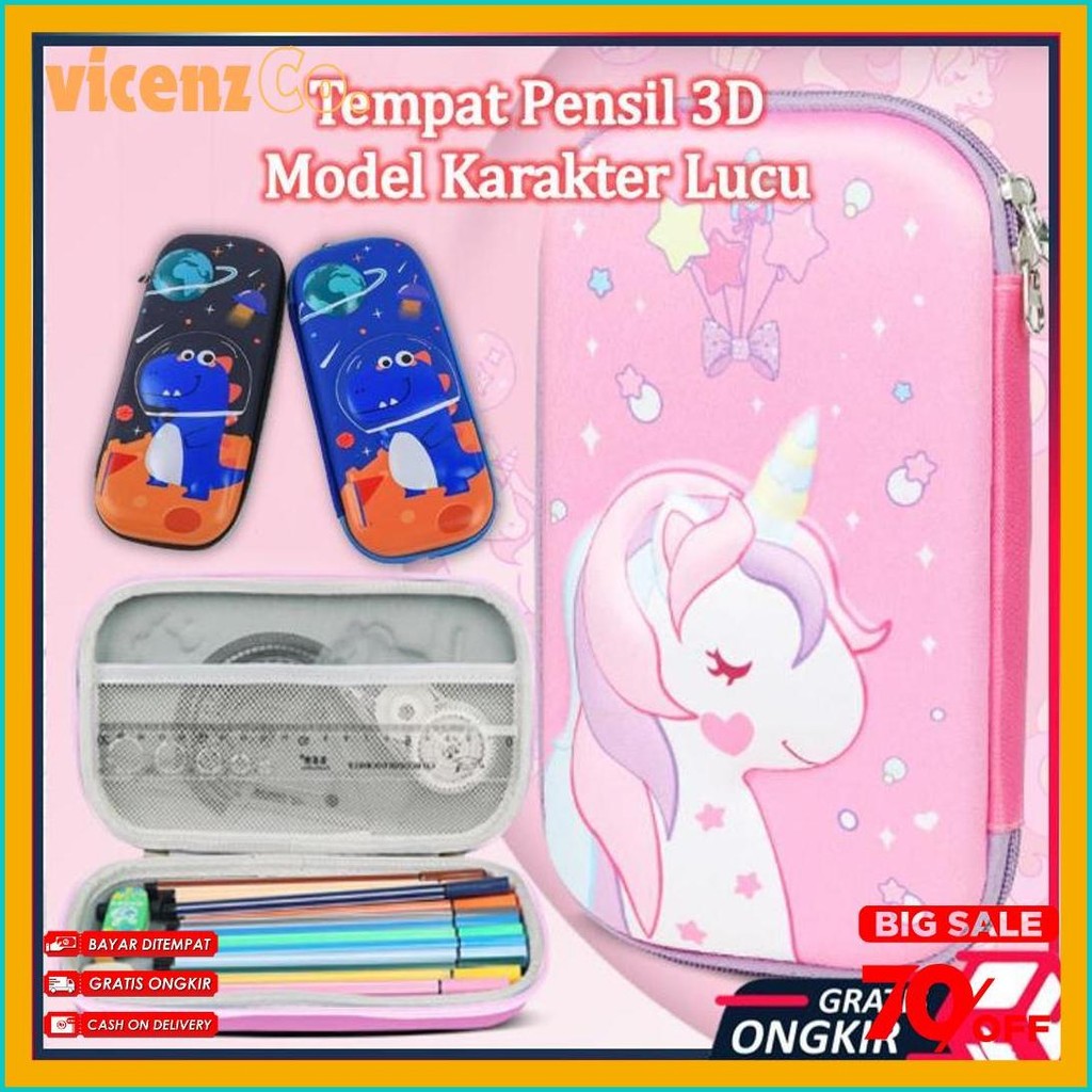 

Gratis Ongkir - S5626 Tempat Pensil 3D Model Terbaru / Kotak Pensil / Tempat Pensil Anak Sekolah 3D Bahan Eva Anti Air Terlengkap Dan Termurah