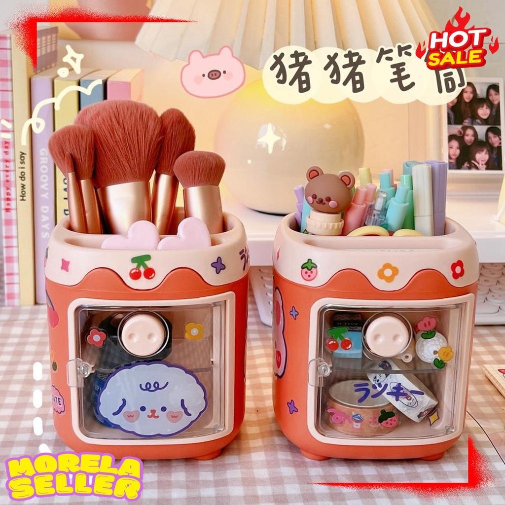 

Modis Multifungsi 2-Tier Laci Kotak Penyimpanan/Multifungsi Lucu Tempat Pena/Kantor Desktop Penyimpanan Pena Case St145 Flash Sale! Diskon Hingga 70%