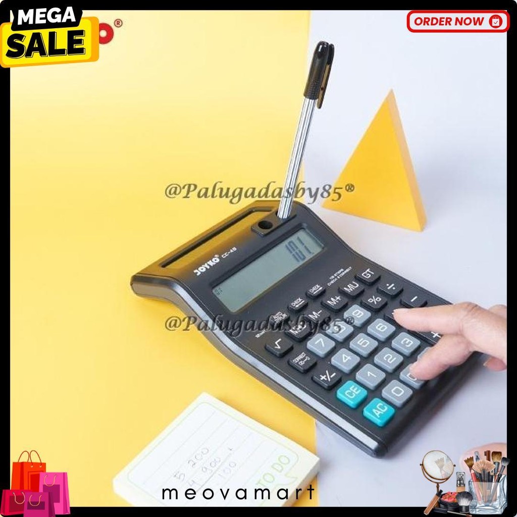 

Kalkulator Joyko Cc-49 12 Digits 2 Display (1 Biji) / Calculator Joyko Cc-49 / Joyko Cc 49 / Cc49 Diskon Setengah Harga