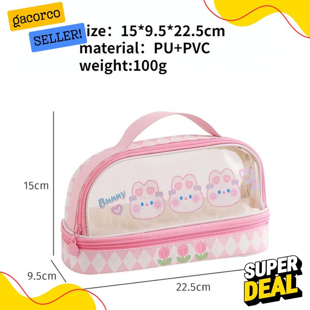 

Kartun Baru Kapasitas Pen Bag Storage Bag Untuk Mahasiswa Sma Junior Portable Cute Simple Stationery Box Terlaris! Produk Ini Banyak Dicari