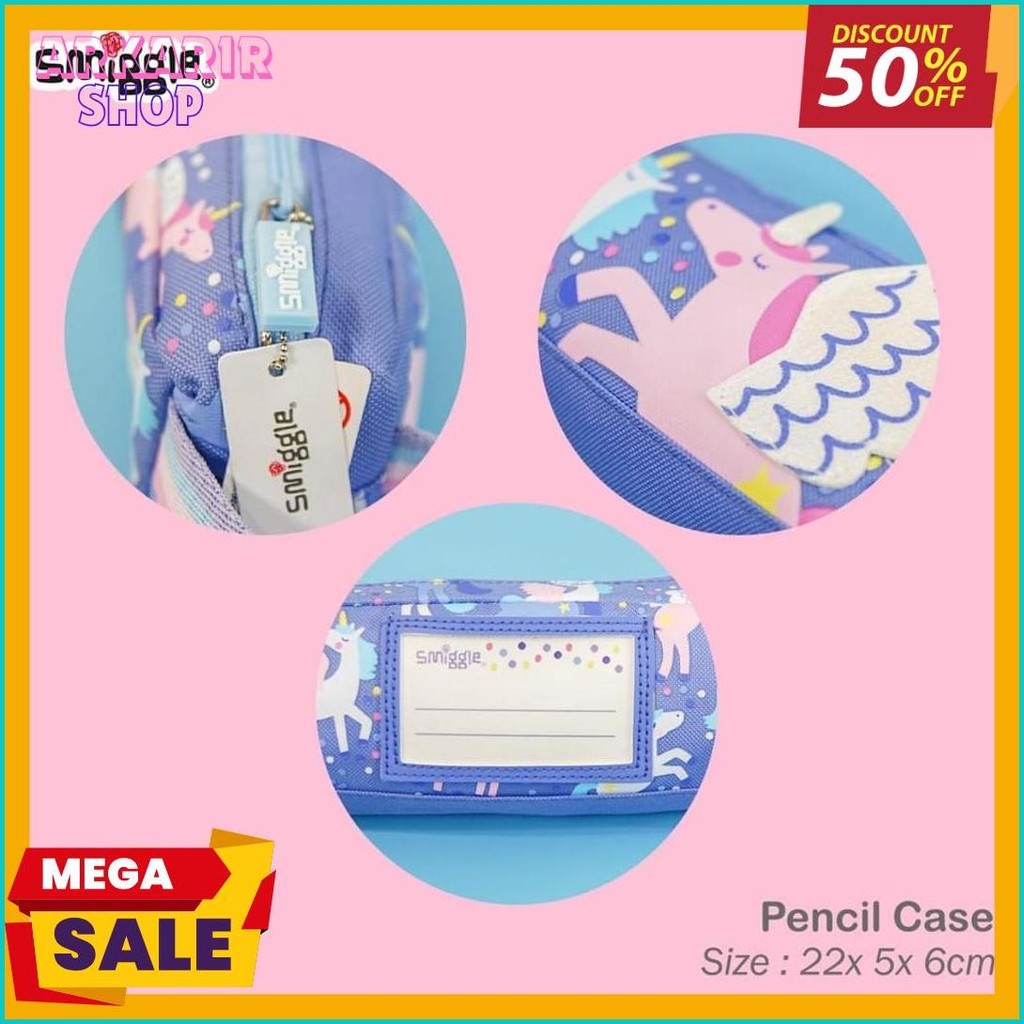 

Pencil Case Kotak Pensil Smiggle 1 Zipper Karakter Terlengkap Dan Termurah