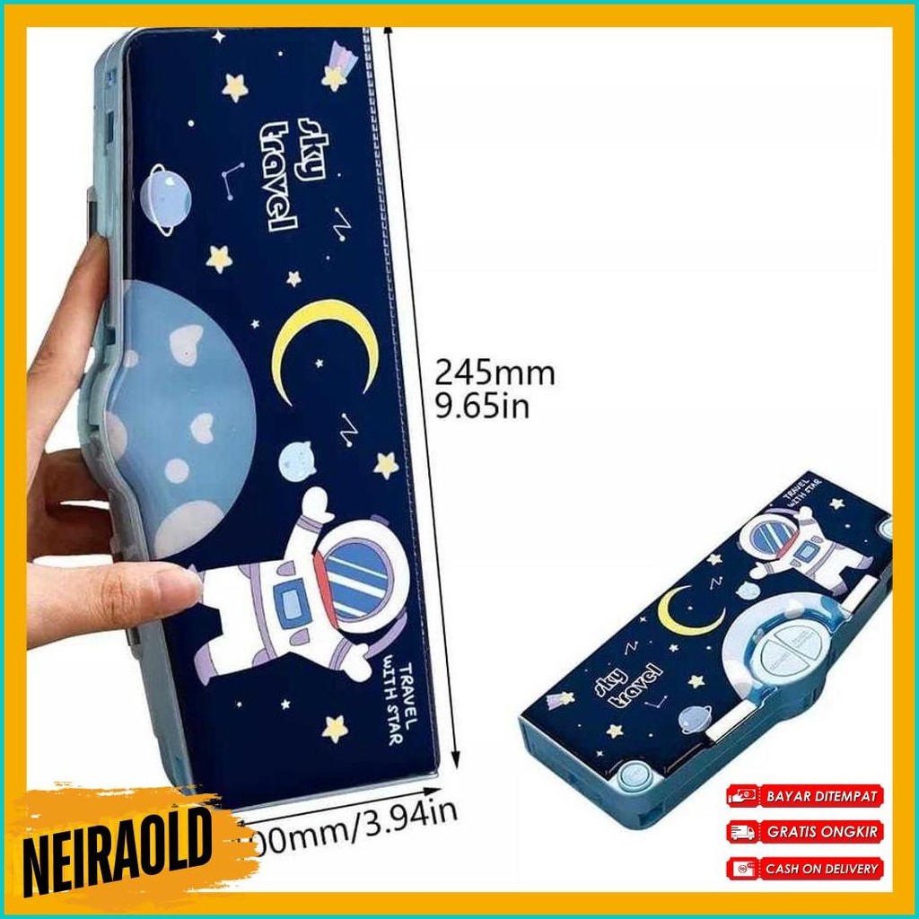 

( Mia ) K001 Kotak Pensil Multifungsi Motif Kartun Untuk Laki Laki Perempuan / Pencil Case Karakter Lucu / Tempat Pensil Serbaguna Anak Sekolah Diskon Setengah Harga