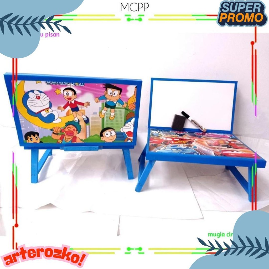 

Meja Belajar Anak Plus Papan Tulis Lipat Karakter Anak Minimalis Gratis Spidol Dan Penghapus Terlaris! Produk Ini Banyak Dicari