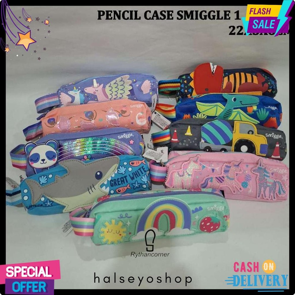 

Pencil Case Kotak Pensil Smiggle 1 Zipper Karakter Terlengkap Dan Termurah