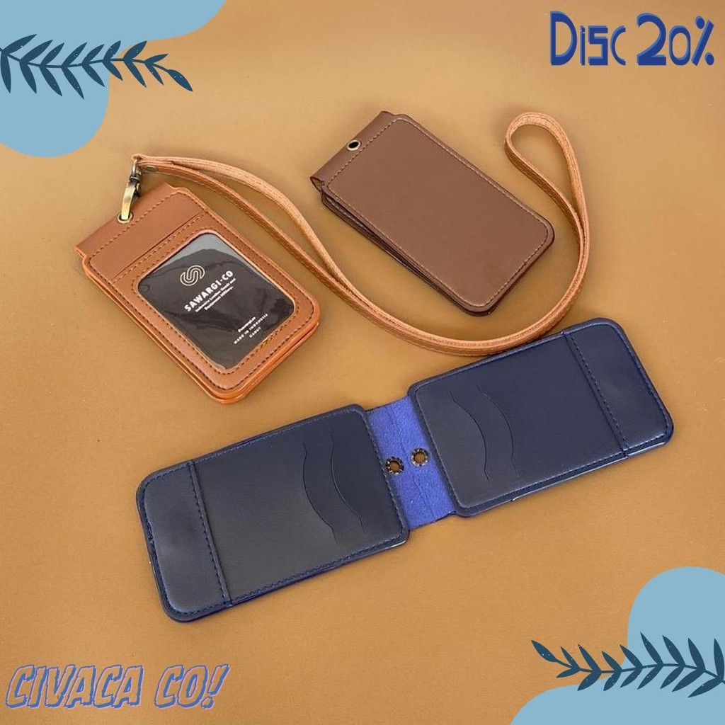 

Id Card Holder Kulit Magnet Flip 2 Sisi By Sawargico - Raski Terlengkap Dan Termurah