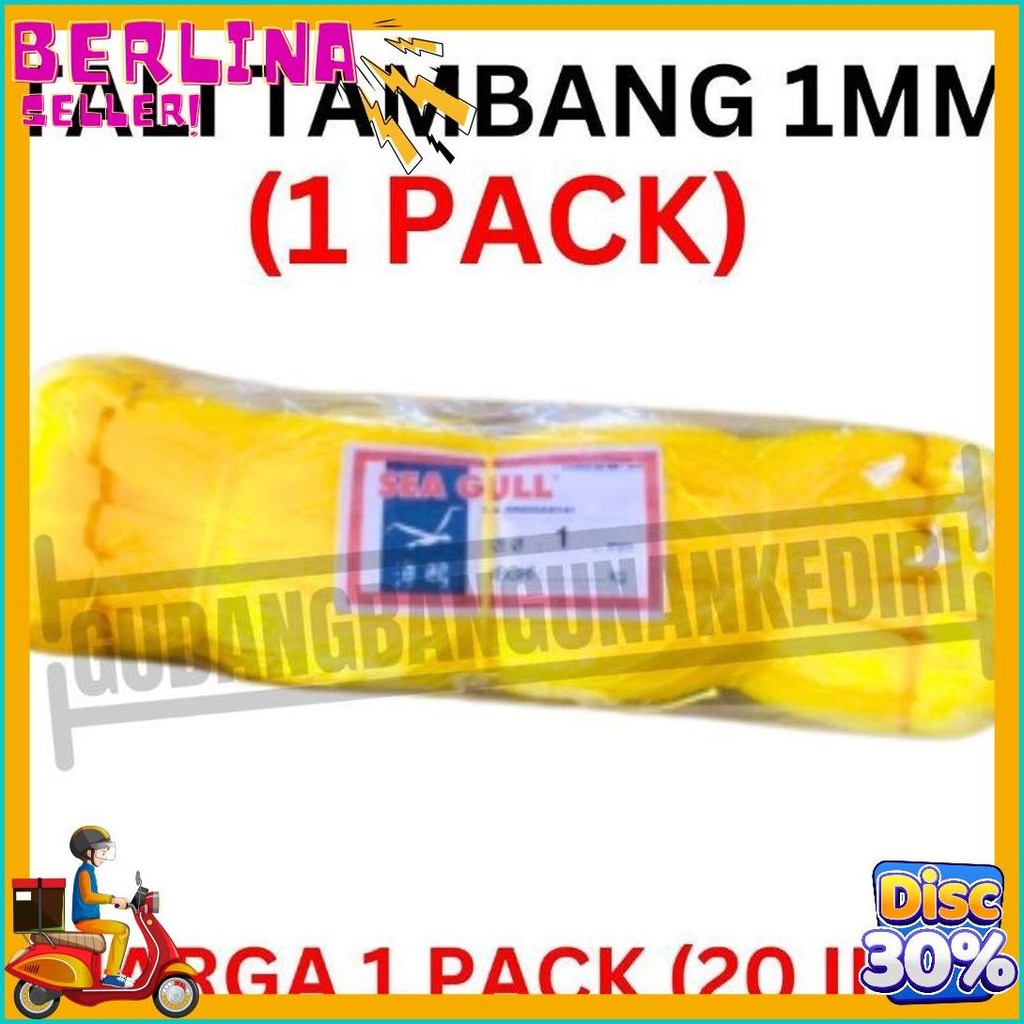 

[1 Pack] Tali Tambang 1Mm 1 Pack 20Pcs Ikat / Tali Tampar 1Mm / Tampar Plastik Buat Pasang Keramik / Benang Pondasi Rumah Seagull Sea Gull 20 Ikat 1 Pack 1Pack Flash Sale! Diskon Hingga 70%
