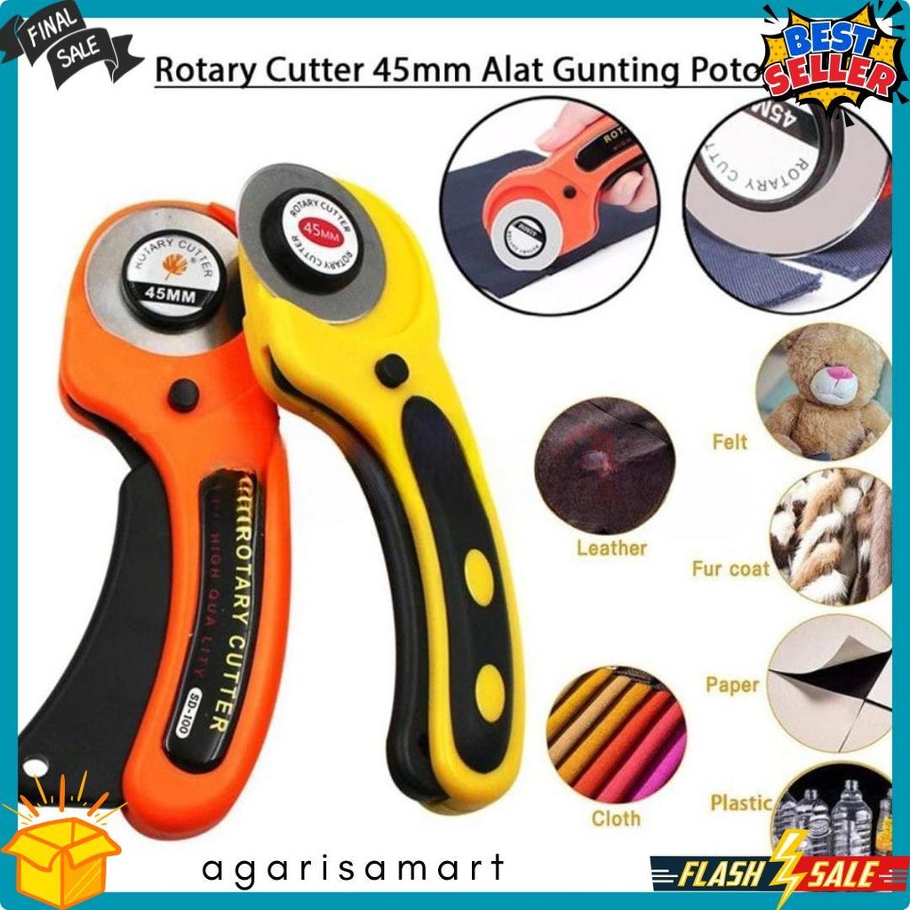 

Rotary Cutter 45Mm / Refill Cutter/ Alat Gunting Potong Bahan Kain Alat Potong Flash Sale! Diskon Hingga 70%