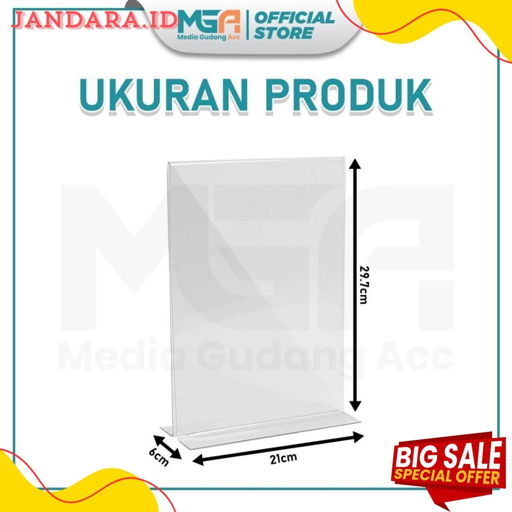 

Tempat Brosur A4 2Mm Portrait 2 Sisi / Tent Holder / Tent Card Stand Akrilik Flash Sale! Diskon Hingga 70%